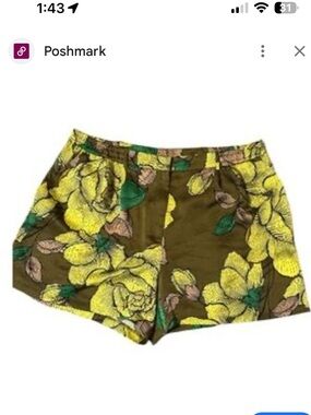 Worthington silk printed shorts